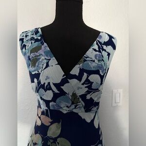 Rabbit Rabbit Rabbit Blue Floral Maxi Dress
